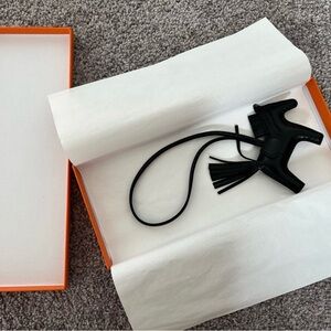 Hermes Rodeo Charm size PM all black